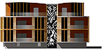 Holzbau Lehmbau Ansicht Ost Mehrgenerationenhaus „Schmargendorf” Berlin-Wilmersdorf